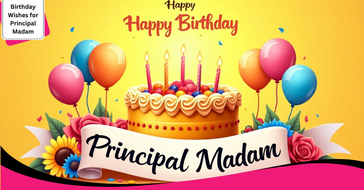 Birthday Wishes for Principal Madam