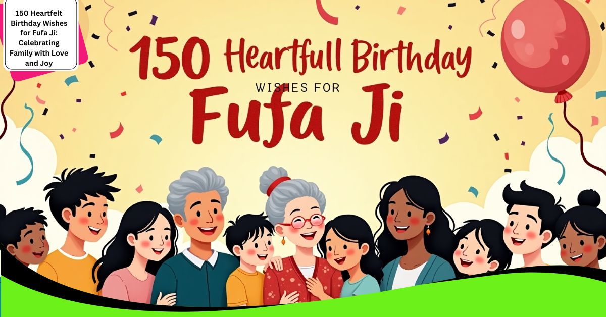 150 Heartfelt Birthday Wishes for Fufa Ji: