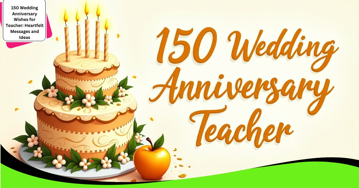 150 Wedding Anniversary Wishes for Teacher: Heartfelt Messages and Ideas