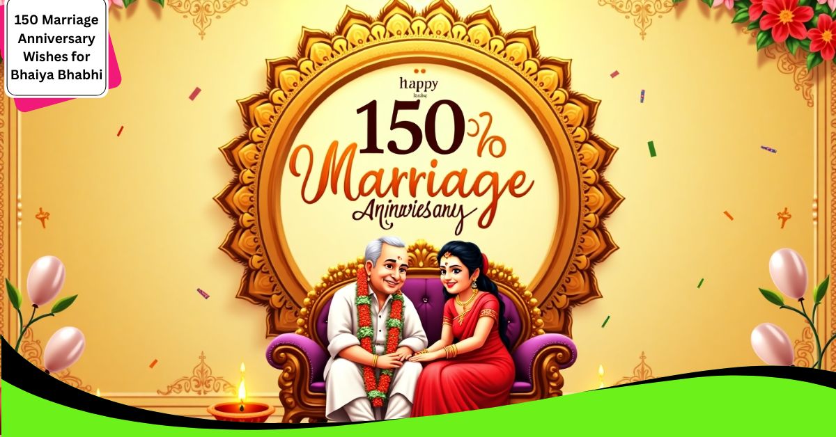 150 Marriage Anniversary Wishes for Bhaiya Bhabhi